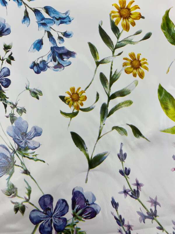 Vivid Flowers Premium Vinyl Tablecloth • Heirloom Linens • Canadian