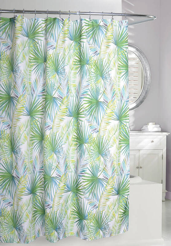 Palm Tree Shower Curtain • Heirloom Linens • Canadian Bedding in