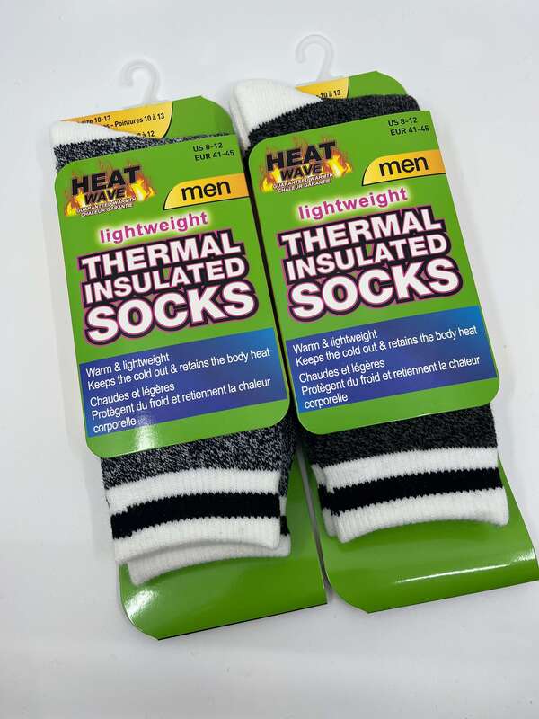 Men's Thermal Insulated Socks • Heirloom Linens • Canadian Bedding in
