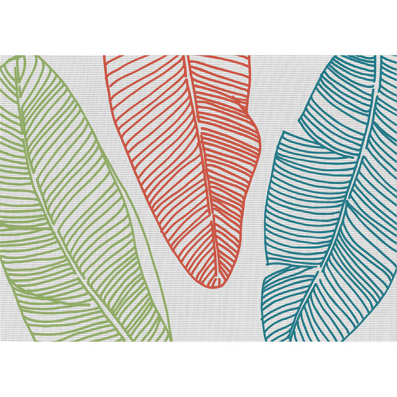 Textaline Placemats Banana Leaves • Heirloom Linens • Canadian