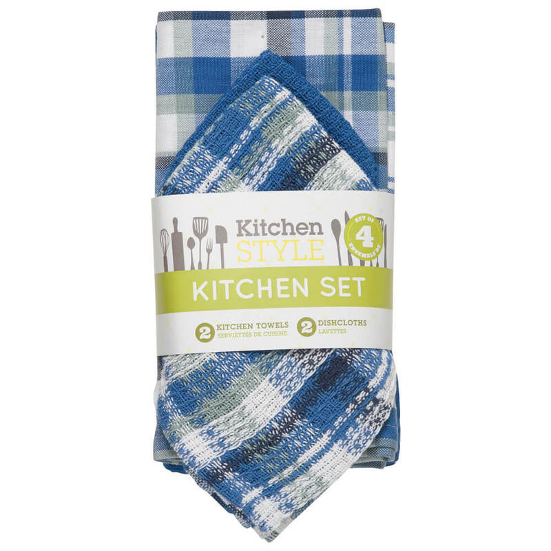 4 Pack Kitchen Towel Set • Heirloom Linens • Canadian Bedding in