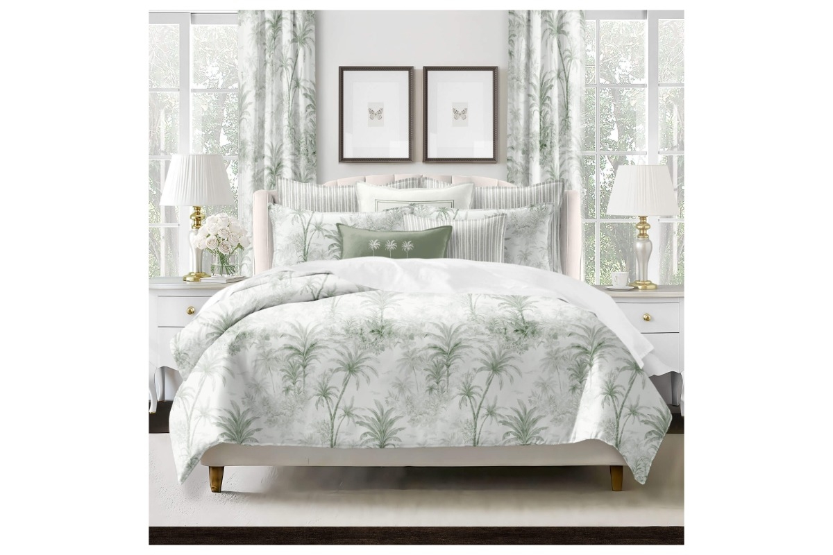 Palmora Sweet GrassBedding by 6ix Tailors • Heirloom Linens • Canadian ...