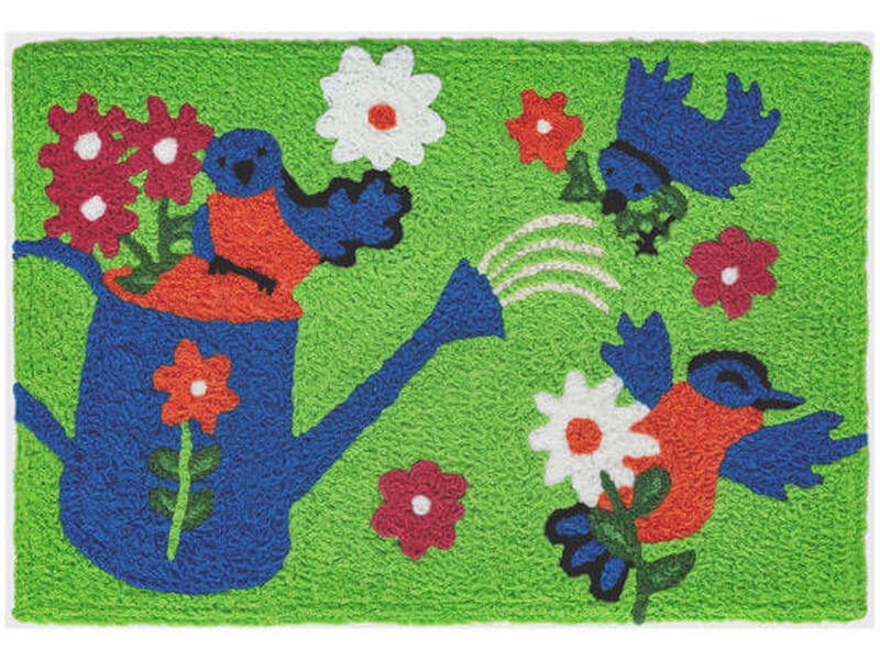 Jelly Bean Rugs<br>Bluebirds & Watering Can