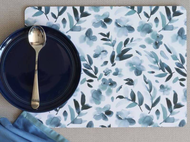Watercolour Floral Cork Placemats
