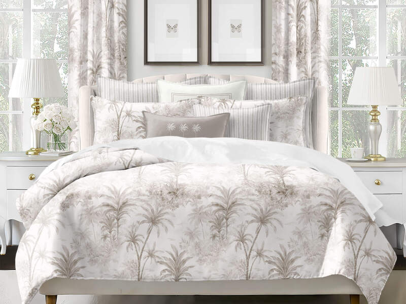 Palmora Mushroom<br>Bedding by 6ix Tailors