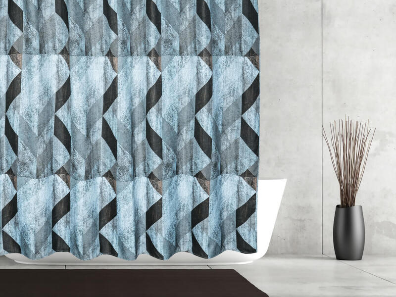 Zig Zag Forest<br>Shower Curtain