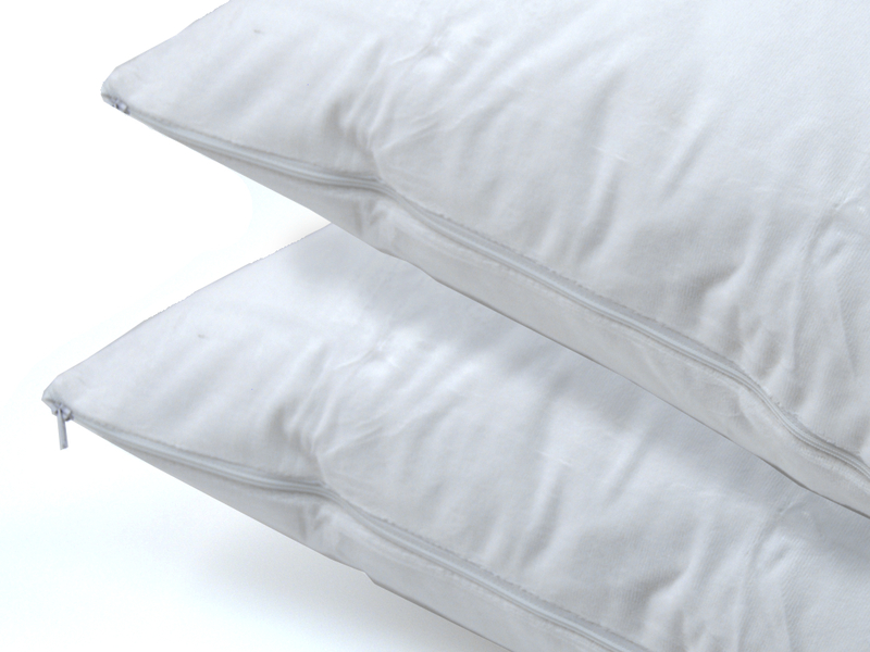 2 Pack Cotton Pillow Protectors by Daniadown