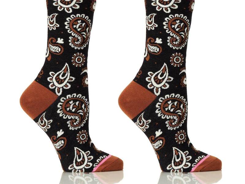 Neutral Paisley Yo Sox