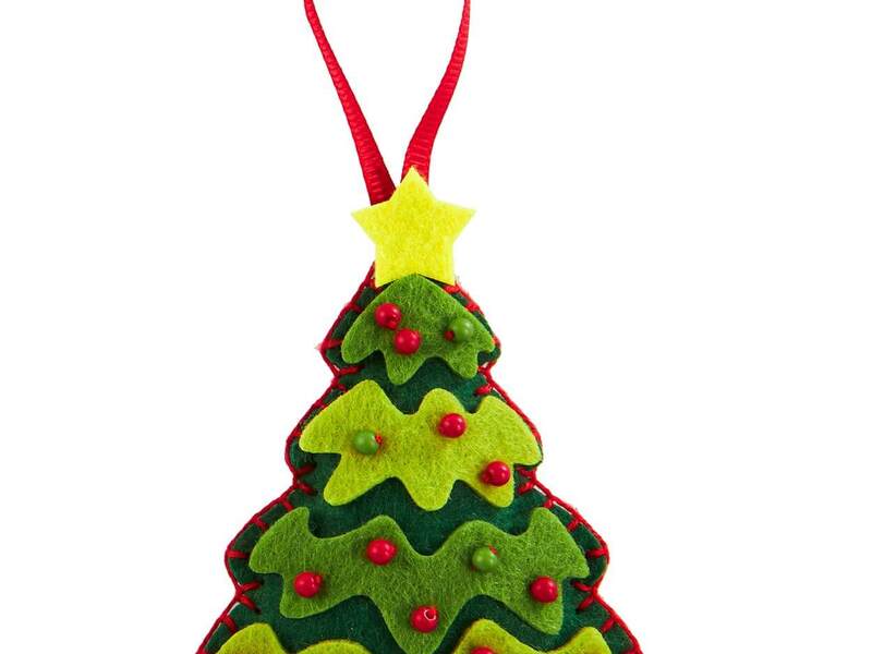 DIY Felt<br>Ornament Kit - Christmas Tree