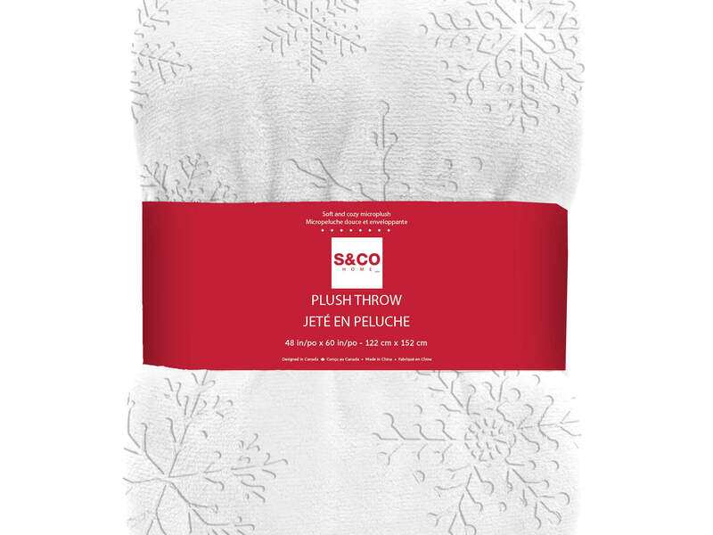 Xmas Plush Throw