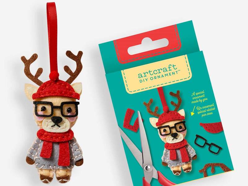 DIY Felt Ornament Kit<br>Reindeer
