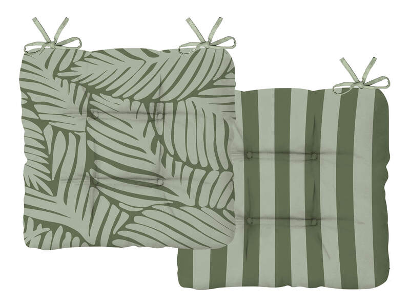 Outdoor Seat Cushion - Leaves
