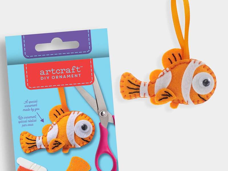 DIY Felt Ornament Kit Fish