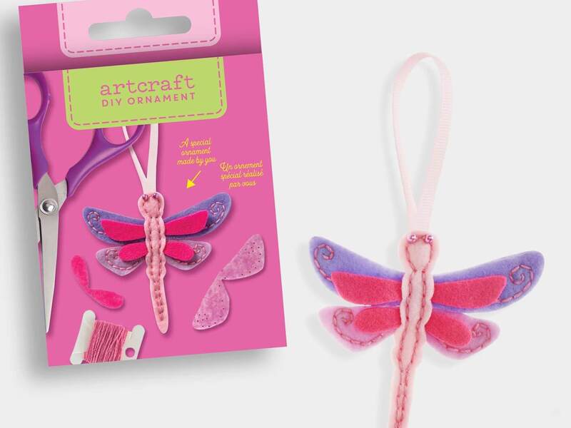 DIY Felt Ornament Kit Dragonfly