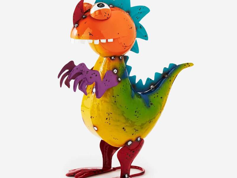 Metal Standing Dinosaur