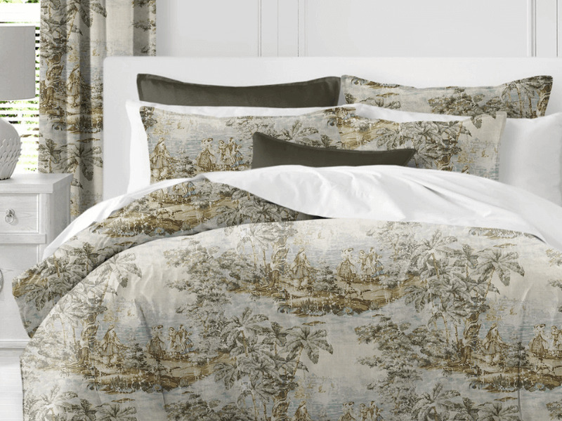 Countryside Aqua<br>Bedding by 6ix Tailors