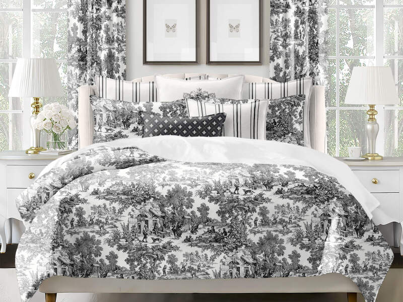 Au Village Ebony<br>Bedding by 6ix Tailors