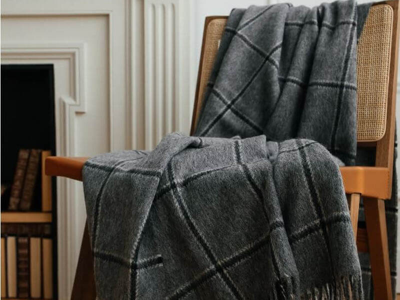 Stowe Alpaca Wool Throw