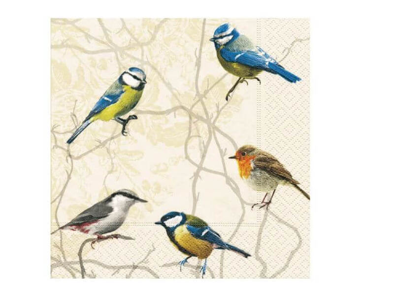 Birds - Luncheon Napkins