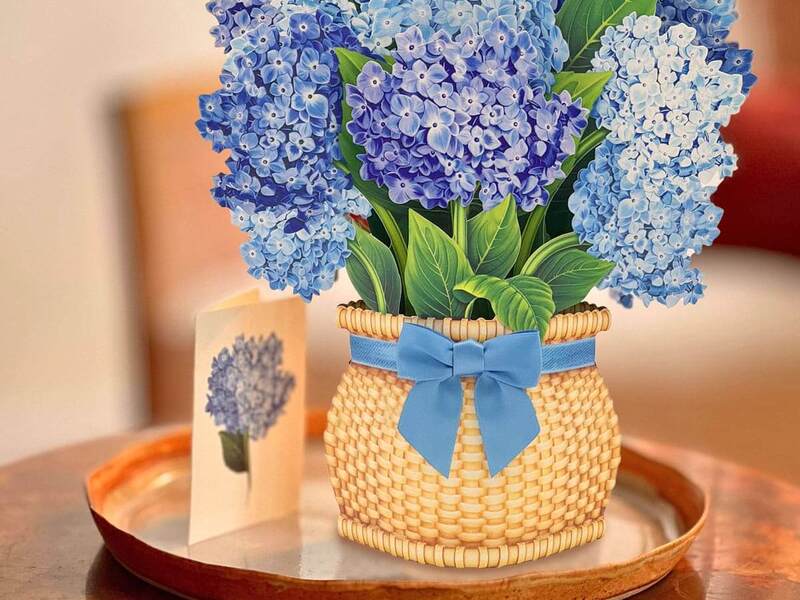 POPUP Strawberry Blossom Card