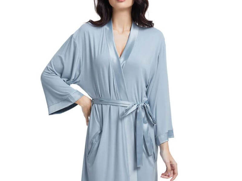 Bamboo Robe- Celeste