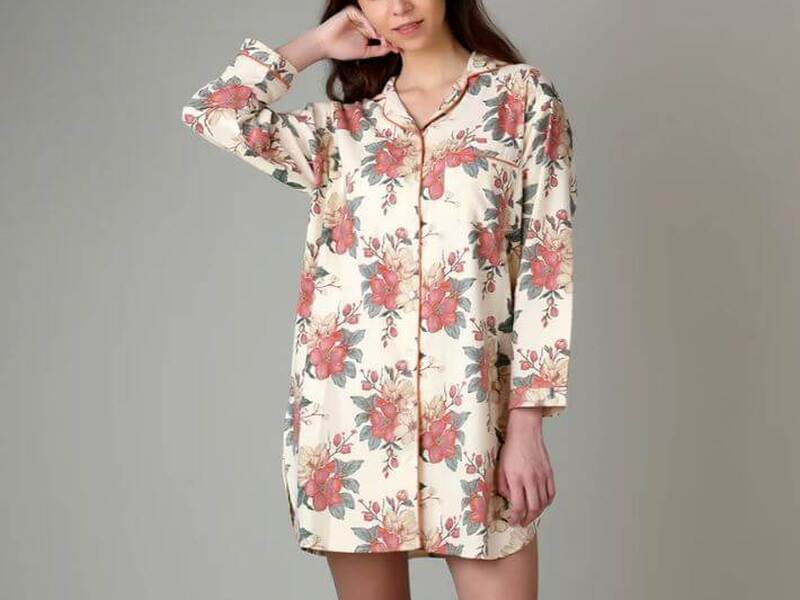 Beatrice Flannel Nightshirt