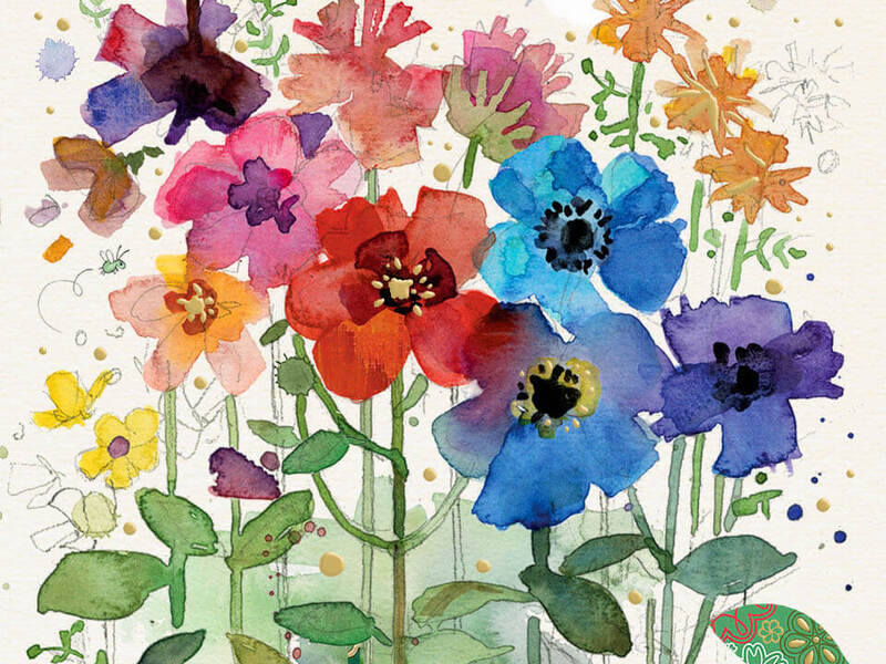 Wild Flower Card