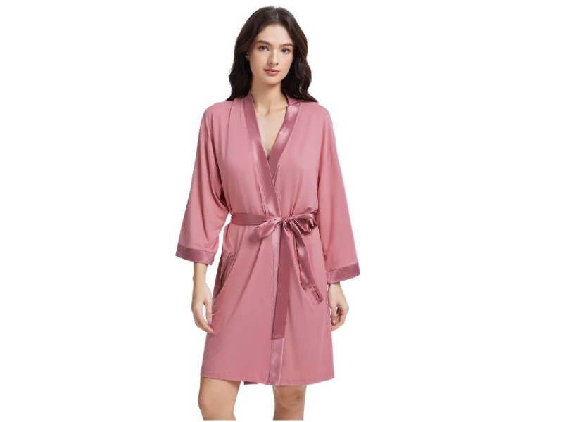 Bamboo Robe- Rose