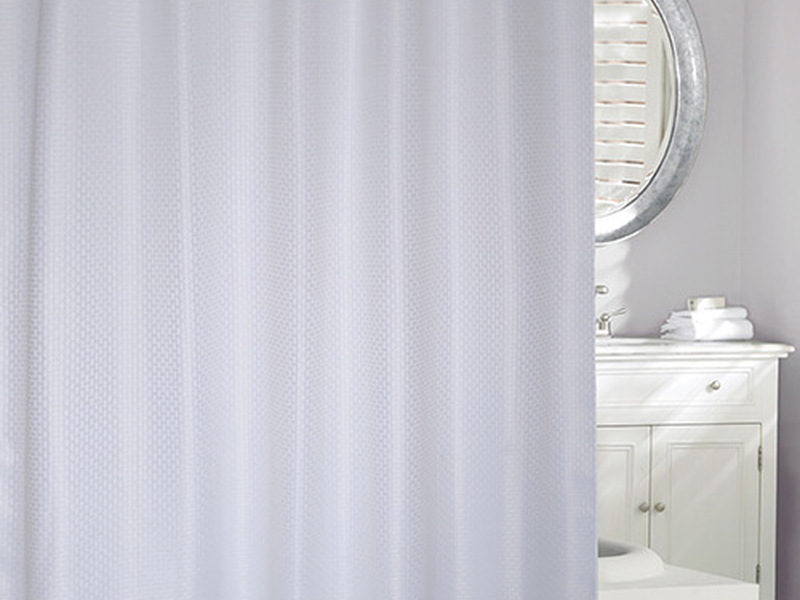 Basketweave<br>Shower Curtain