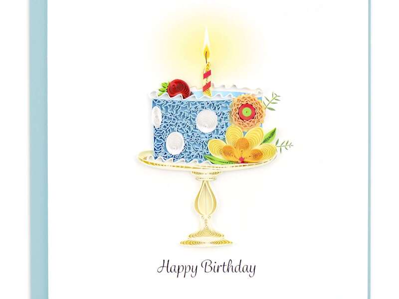 Quilling Card<br>Birthday Cake