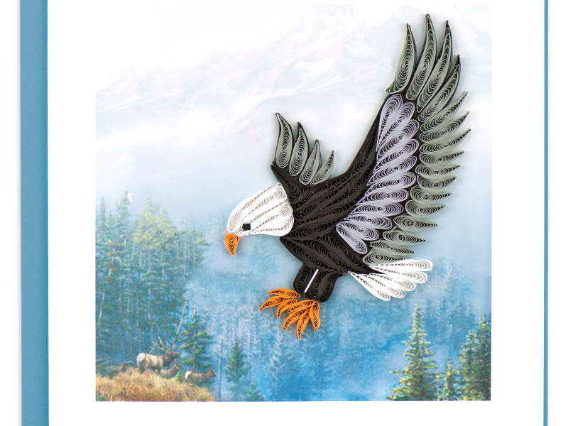 Quilling Card<br>Flying Eagle