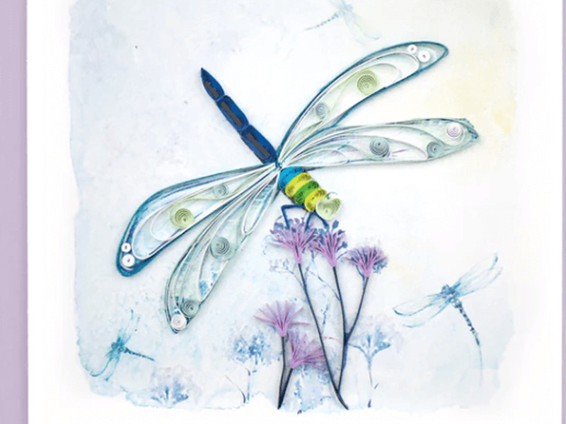 Quilling Card<br>Emperor Dragonfly