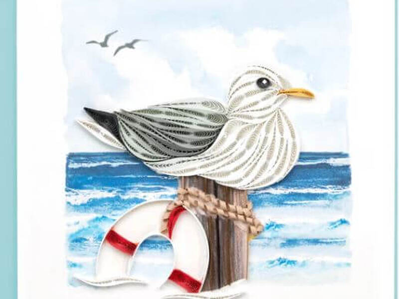 Quilling Card<br>Seagull
