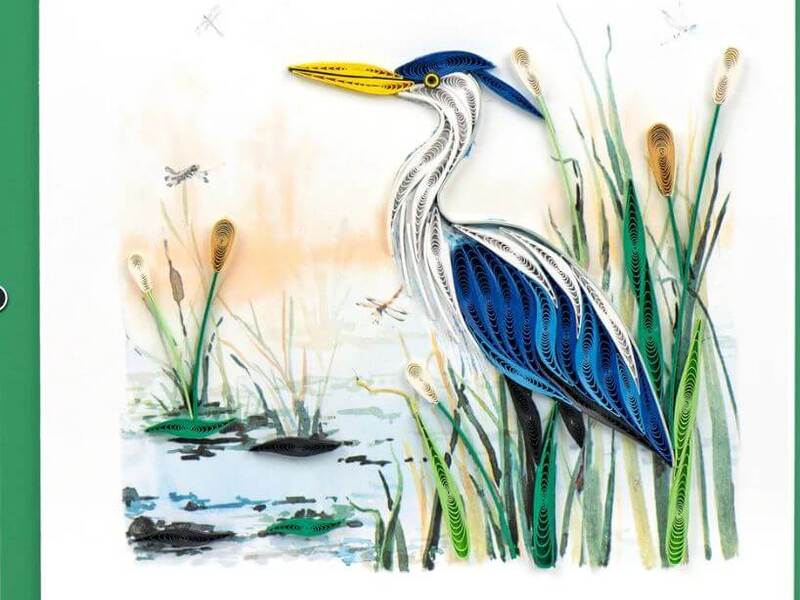Quilling Card<br>Great Blue Heron