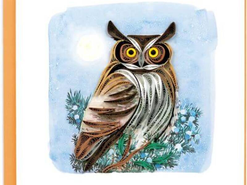 Quilling Card<br>Great Horned Owl