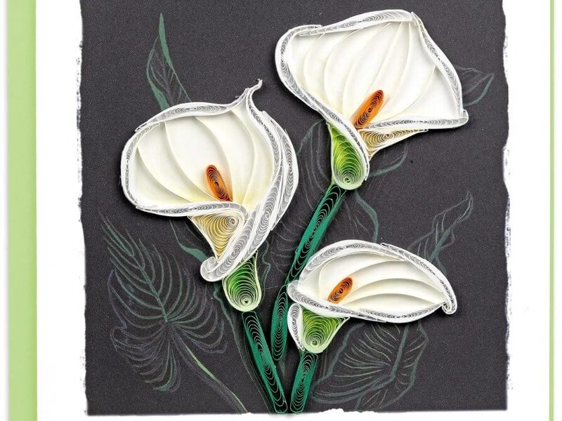 Quilling Card<br>Calla Lily