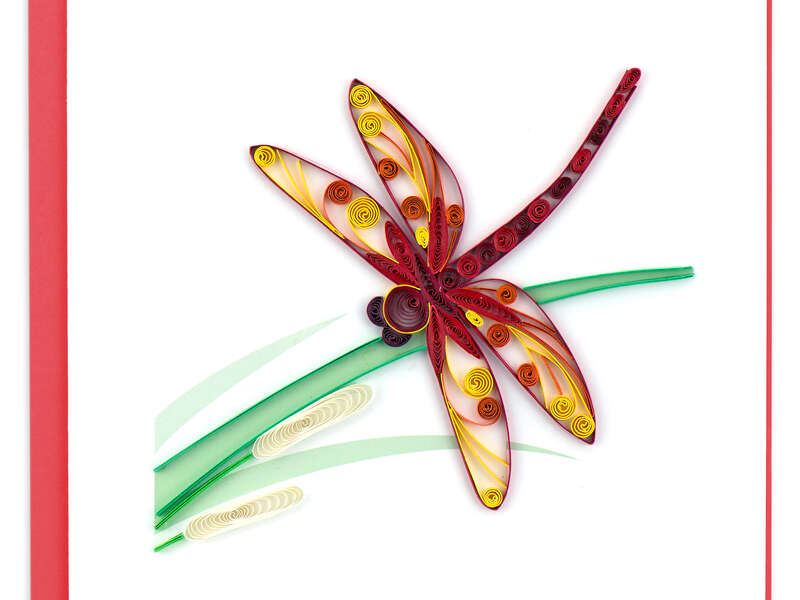 Quilling Card<br>Dragonfly