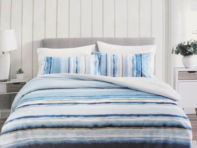 Blue Stripe Bedding
