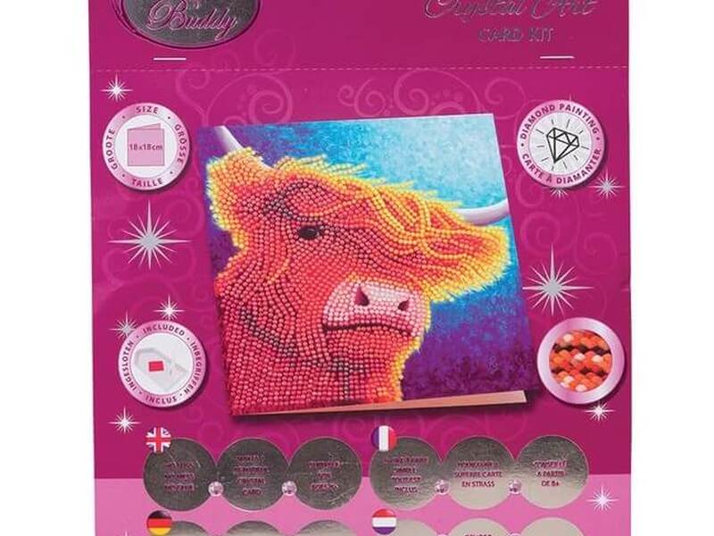 Crystal Art Card Kit-Gentle Soul