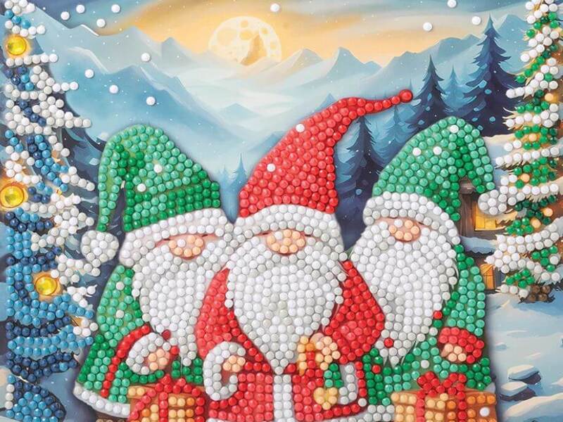 Crystal Art Card <br> Arctic Friends