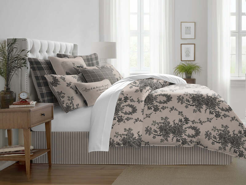 Country Lane Toile<br>Ebony by 6ix Tailors