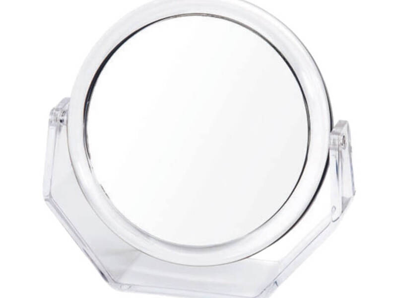 10x Round Vanity Mirror-Clear