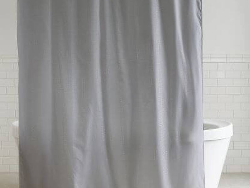 Diamond Dobby Grey<br>Shower Curtain
