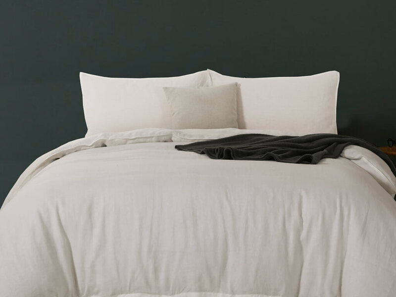 Ecru Linen Bedding