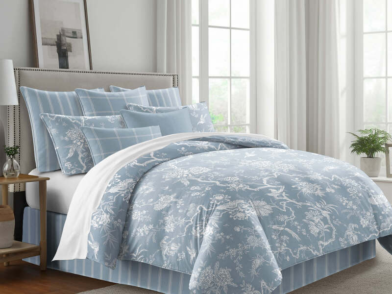 Elwood Cornflower<br>Bedding by 6ix Tailors