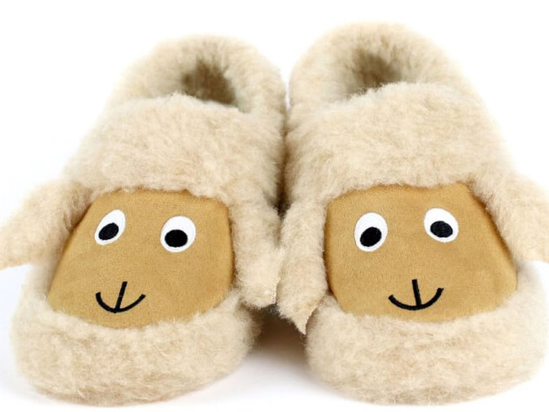 Sheep Face Wool Slippers UNISEX DESIGN