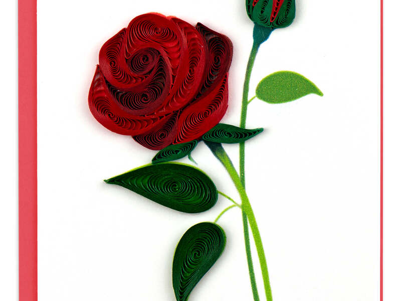Quilling Gift Enclosure<br>Rose