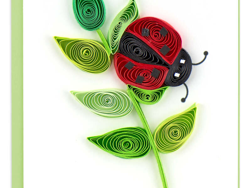 Quilling Gift Enclosure<br>Lady Bug