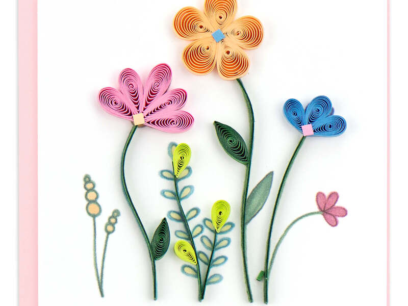 Quilling Gift Enclosure<br>Wildflowers