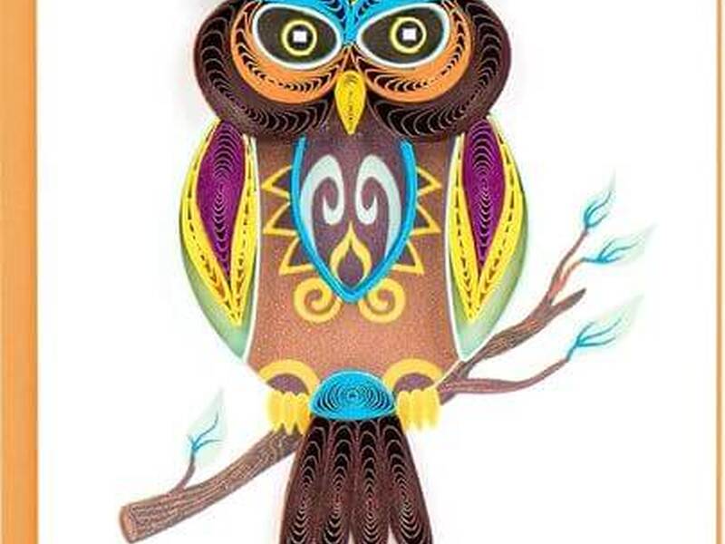 Quilling Gift Enclosure<br>Decorative Owl